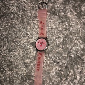 A pink Juicy Couture watch